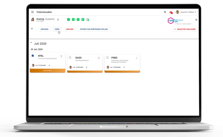 Komfortable Schnittstellenfunktion