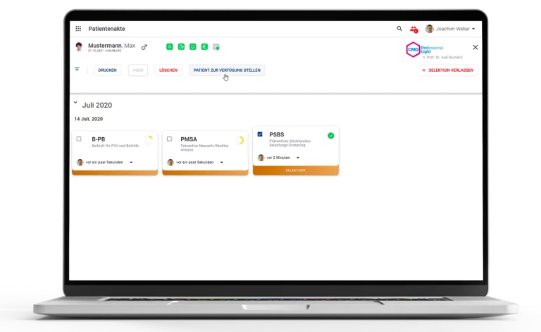 Patient:innen Formulare